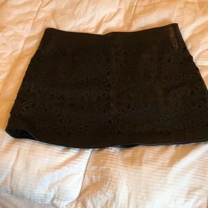 Vegan leather mini skirt This is a “going out” must have